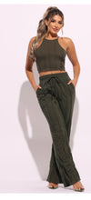 Load image into Gallery viewer, Two Piece Pant Lounge Set
