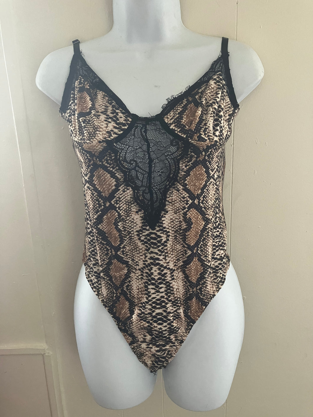 Snake Print One Piece